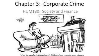 Corporate Crime