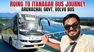 ROING to ITANAGAR in VOLVO Bus | SCENIC Bus Journey in Arunachal Pradesh