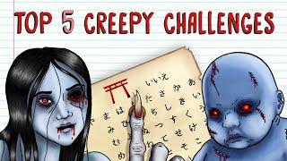 TOP 5 CREEPY CHALLENGES | Draw My Life