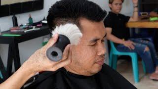 CUKUR NIAS DI ADAM MALIK‼️AUTO CAKEP CUKUR DISINI‼️UDAH COCOK JADI BARBER‼️HASIL CUKURNYA LUAR BIASA