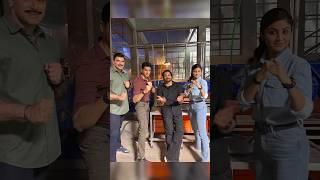 Check out the #bts of #indianpoliceforce featuring #shilpashetty #rohitshetty #sidharthmalhotra etc