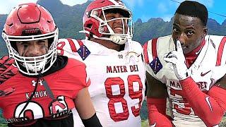 #1 MATER DEI TRAVELS TO HAWAII TO TAKE ON KAHUKU H.S,  #2 IN THE STATE  MUST WATCH !