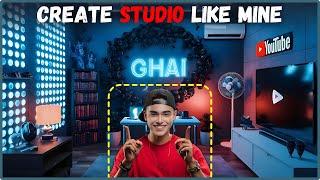 Create a Fake YouTube STUDIO Setup Using Free AI Tool (in seconds)