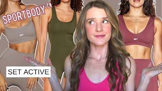 SET ACTIVE TRY ON HAUL & FIRST IMPRESSIONS / ft. sportbody & sweats at SET ACTIVE