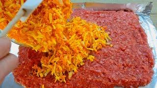 simple and tasty recipe from minced meat on the festive table, delicious dinner