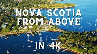 Nova Scotia from above in 4k, Relaxing aerial footage Summer, Fall, Winter, Spring | Part 1