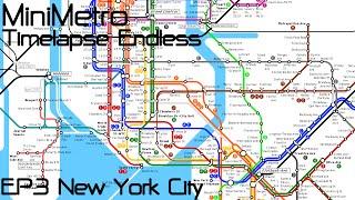 MiniMetro : Timelapse Endless - [EP3] New York City