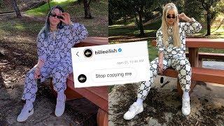 I DRESSED LIKE BILLIE EILISH FOR A WEEK *Billie was mad*