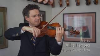 Alkis Rappas 2014 violin / Cristian Fatu / at the Metzler Violin Shop