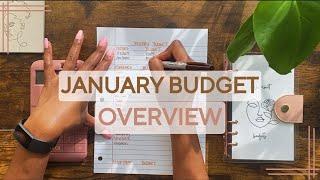 January 2025 Budget Overview | Conscious Spending Plan | Zero Based Budget | Cash Envelope System