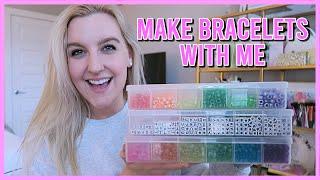 MAKE BRACELETS TOGETHER WITH ME (HOW TO MAKE BEADED BRACELETS) FALL 2021 || Kellyprepster