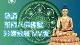 敬誦《藥師八佛佛號》- 彩蝶飛舞 MV版 - 半小時佛樂每日靈修 - 佛祖菩薩庇佑消業增福 - 改變命運吉祥如意 - 遠離病苦除惡解難 - Devotional Buddhist Music