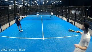 Ultimate Padel 20/10-20 F Lorentzon, R Katic VS: A Varnava, Erik X