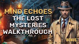 Mind Echoes 1 The Lost Mysteries Bonus Walkthrough No Skips l @GAMZILLA-