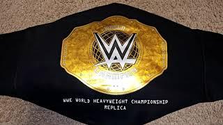 WWE World Heavyweight Championship Belt Releathered and Restoned Seth Rollins