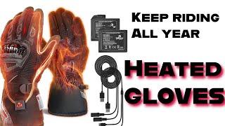 Ride your motorcycle all year with heated gloves from Rideiron!