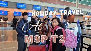 Thanksgiving Day Travel Experience at MSP Airport Terminal 2