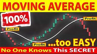  100% High Probability "MOVING AVERAGE - PRICE ACTION" Trading Strategy (MUST KNOW)