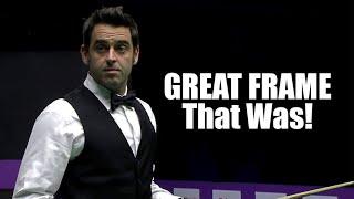 The Crowd Was Just Pleased With Ronnie O'Sullivan's Performance!