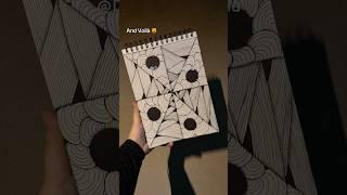 Amazing Doodle Tutorial  Day 178 #doodlewithnadia #shorts #art #drawing #zentangle