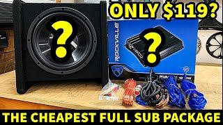 *It’s Bad* Amazon’s Cheapest Full Subwoofer Package! Only $119 | Rockville RV10 Review