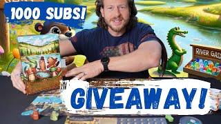  1000 Subscriber Board Game Giveaway! | Win River Valley Glassworks + Future Giveaway Reveal!