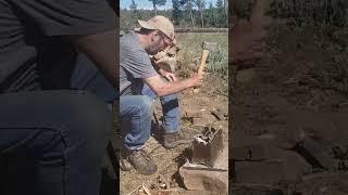 chopping a little firewood #campinas #campingequipment #campinglife #country #campinggears