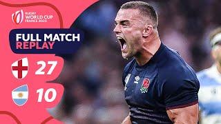 George Ford secures victory | England vs Argentina - Pool D | Rugby World Cup 2023 Full Match Replay