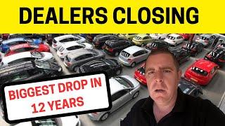 USED CAR SALES START TO COLLAPSE