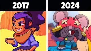 ALL BRAWL STARS ANIMATIONS 2017-2024