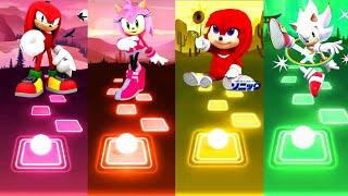 Knuckles vs Amy vs Baby Knuckles vs Heyper Sonic | Tiles Hop EDM Rush