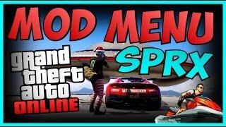 GTA 5 ONLINE - FREE SPRX MOD MENUS PS3 (1.26) + DOWNLOAD !