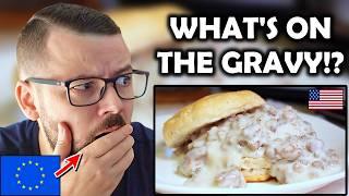 I Just Found Out How Americans Do Biscuits and Gravy!