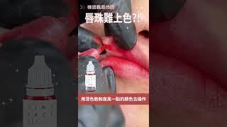 唇珠難上色⁉️【保姆級教程】教你唇珠如何上色｜FineFace Beauty顏怡｜ #半永久 #嘴唇暗沉 #霧唇教學 #歐式霧唇