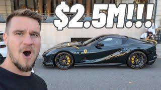 BRAND NEW $2.5M Ferrari 812 Competizione Aperta HITS MONACO!!