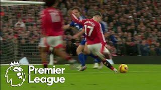 Alejandro Garnacho's superb finish puts Man United up 3-0 v. Leicester | Premier League | NBC Sports