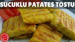 Tost Makinesinde Sucuklu Patates Tostu Tarifi-Patates Tost Nasıl Yapılır