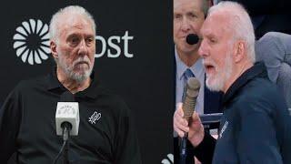 Gregg Popovich Tells Spurs Fans to Stop Booing Kawhi Leonard + Postgame