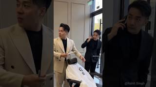 Unbelievable barber forgot to cut the customer's hair #shortsvideo