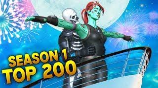 TOP 200 BEST MOMENTS OF SEASON 1 - FORTNITE (Fails and Funny Moments)