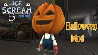 Ice Scream 5 Halloween Mod Full Gameplay