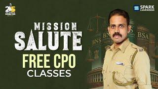 Mission SALUTE Free CPO Classes| Spark Learnings | CPO | PSC | WCPO