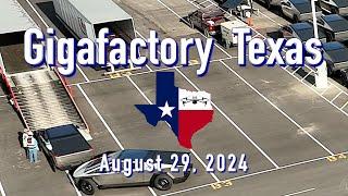 "Cybertrucks Shipping Enclosed Trailers"   Tesla Gigafactory Texas  8/29/2024  8:08AM