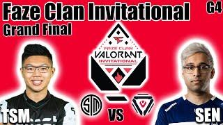 TSM vs Sentinels game 4 - Grand Finals | Faze Clan Valorant Invitational