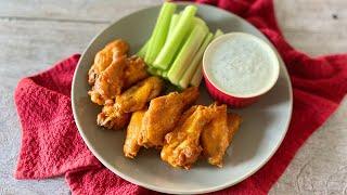 ULTRA CRISPY Baked Buffalo Wings Recipe (The TRICK to crispy skin)!