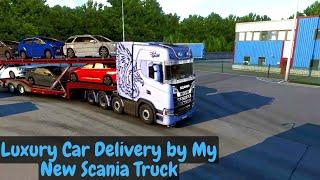 ETS 2 Luxury Car Delivery || farhangaming #shortvideo #simulationgame