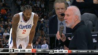 Gregg Popovich asks Spurs crowd to stop booing Kawhi Leonard while he shoots FT's