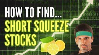 How To Find Short Squeeze Stocks  || Short Selling || Day Trading 