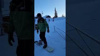 How to ride a chairlift @bigwhiteskiresort