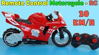 Remote Control Motorcycle 20Km/h - Perfect Balance And Rechargeable | Unboxing & Review